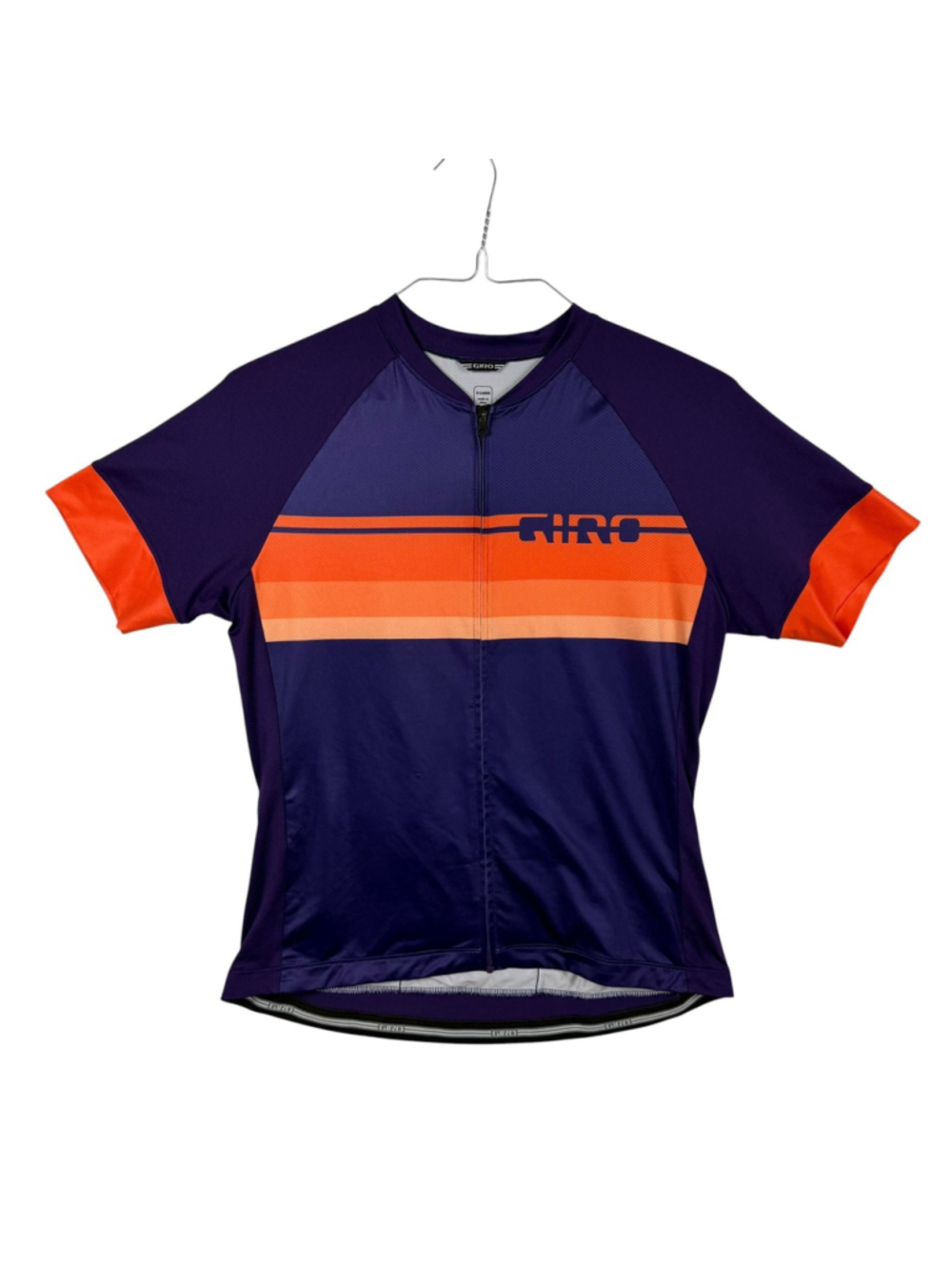 Giro Chrono Expert Cycling Jersey Blue Striped Fitted Short Sleeve Biker Mens XL